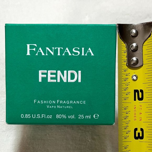 FANTASIA by FENDI for WOMAN Green 0.85oz-0.25ml EDT Spray | Vintage - Picture 9 of 9